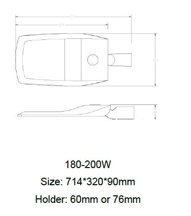 size of luminous led street light size of luminous led street light
