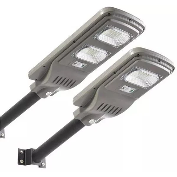 Vatnsheld Ip65 60W Innbyggt allt í einu Led sólargötuljós með hreyfiskynjara